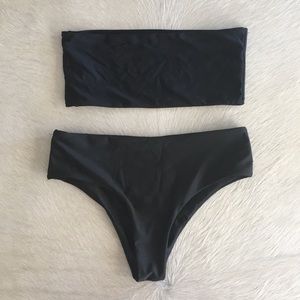 black bikini set